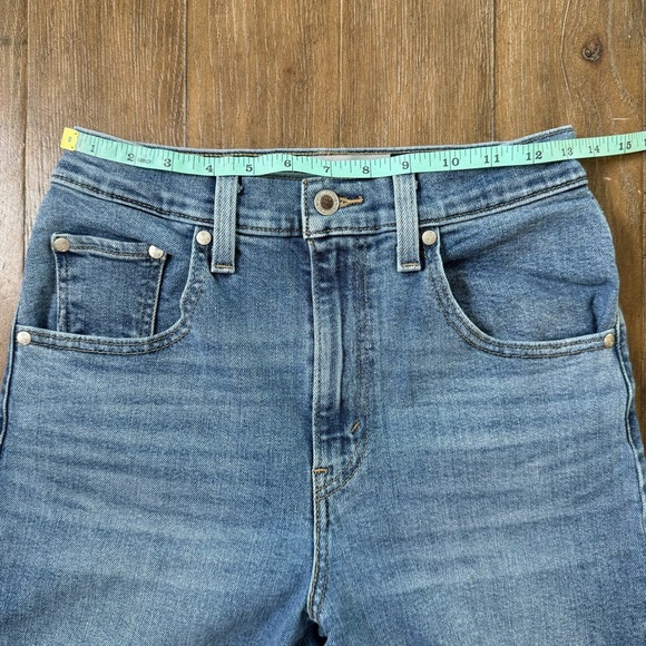 Levi’s Mom Jeans Silver Tab Baggy 90s High Rise Blue Tappered - Picture 4 of 12